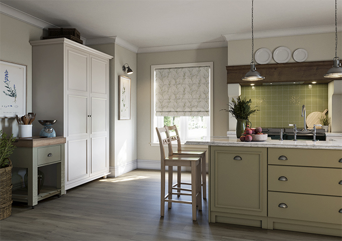 Laura Ashley Pussy Willow Embroidery, Hedgerow - Twist&Fit Roman Blind - Image 7